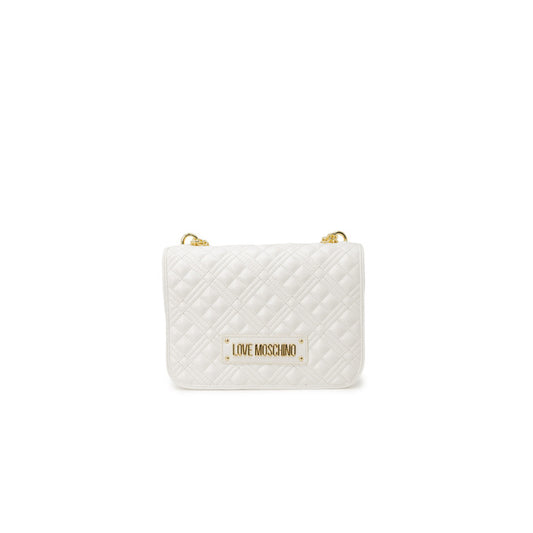 Love Moschino Women's White Bag – Effortlessly Chic for Spring/Summer