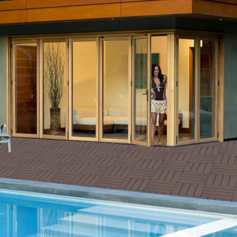 Plastic Interlocking Deck Tiles