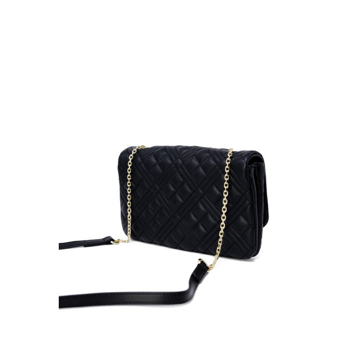 Love Moschino Women's Black Crossbody Bag – Sleek and Stylish for Fall/Winter