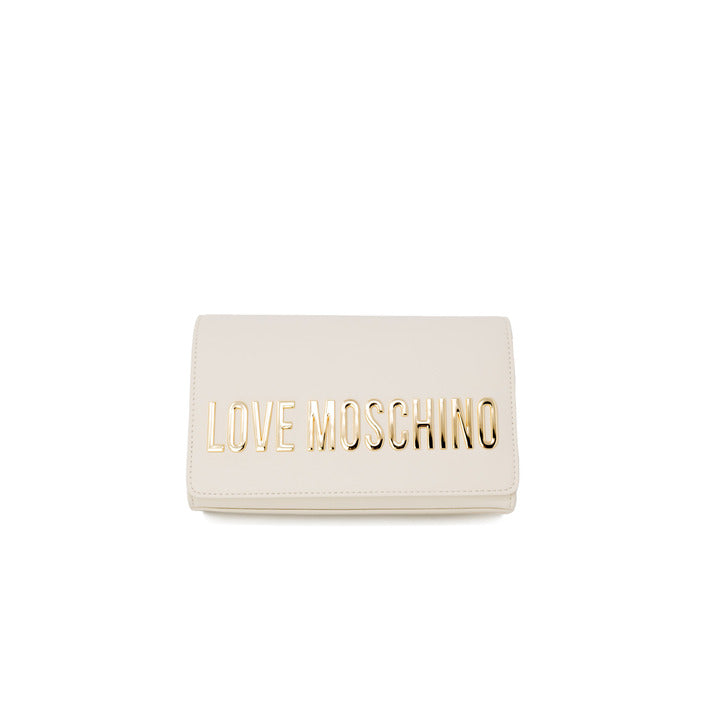 Love Moschino Women's Beige Plain Handbag – Effortless Elegance for Spring/Summer