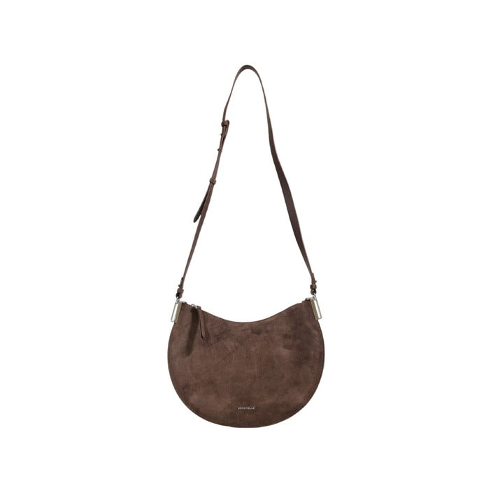 Coccinelle Women's Brown Leather Handbag with Shoulder Strap – Timeless Elegance for Fall/Winter