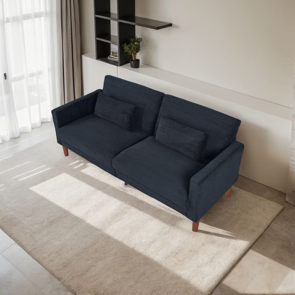 Italian BK Black Sofa