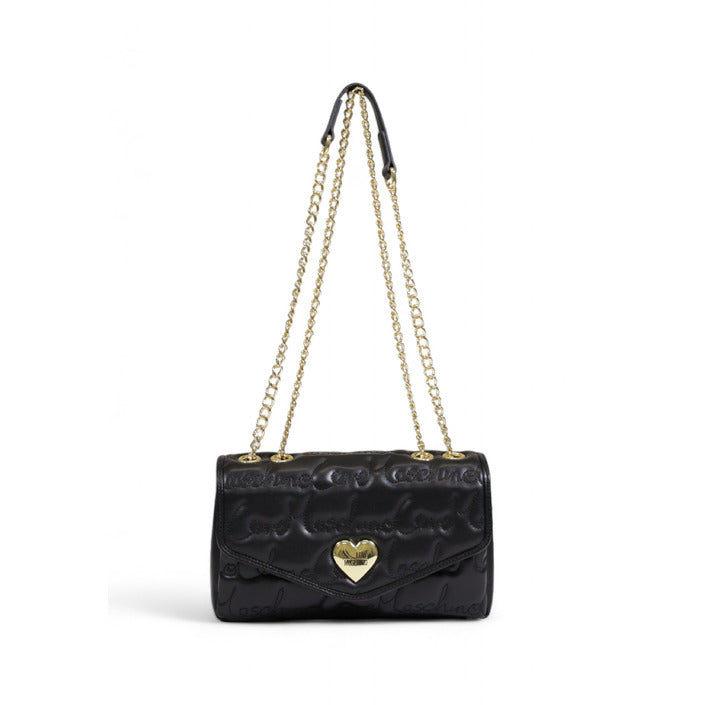 Love Moschino Women's Black Shoulder Bag – Effortless Elegance for Fall/Winter