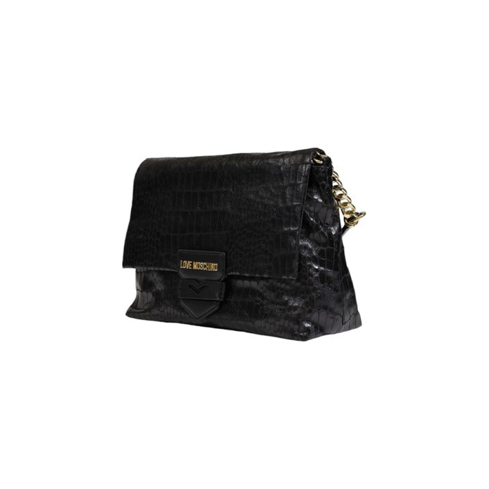 Love Moschino Women’s Black Shoulder Bag – Stylish & Practical for Fall/Winter