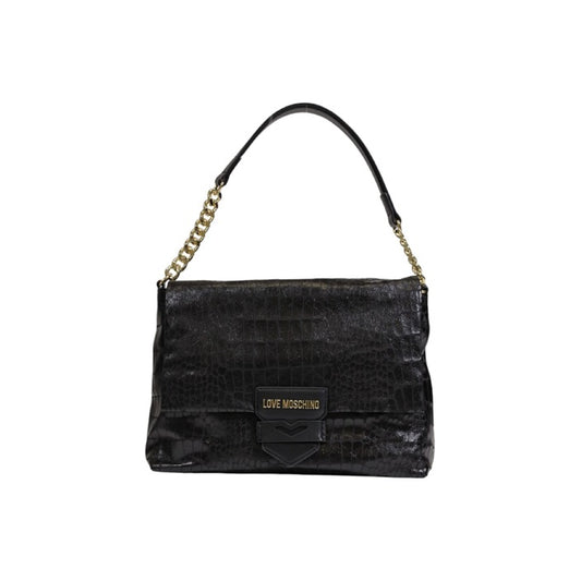 Love Moschino Women’s Black Shoulder Bag – Stylish & Practical for Fall/Winter