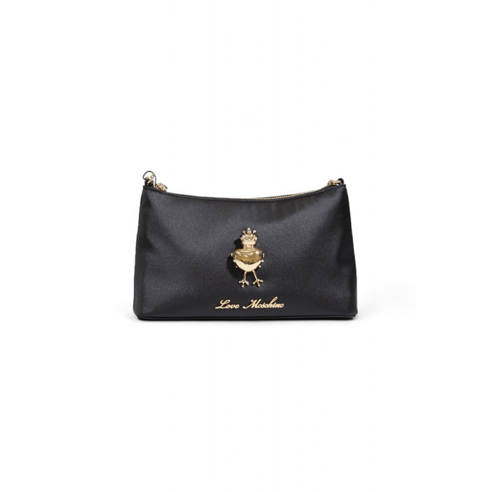 Love Moschino Women's Black Shoulder Bag – Chic and Versatile for Fall/Winter