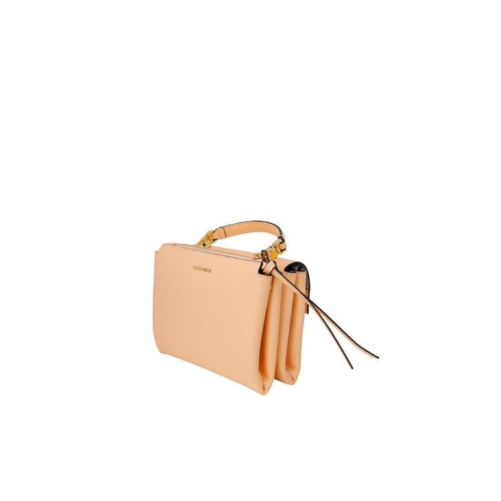 Coccinelle Women’s Pink Leather Shoulder Bag – Elegant Style for Spring/Summer