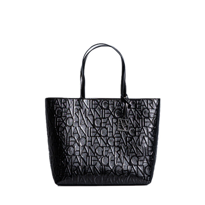 Armani Exchange Women's Handbag – Chic Black Elegance for Fall/Winter