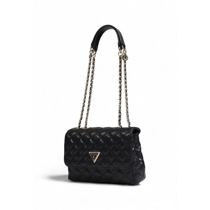 Guess Women’s Black Shoulder Bag – Chic and Versatile for Fall/Winter