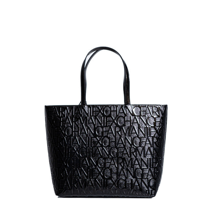 Armani Exchange Women's Handbag – Chic Black Elegance for Fall/Winter