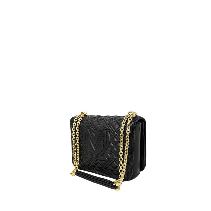 Love Moschino Women's Black Shoulder Bag – Elegant and Practical for Fall/Winter