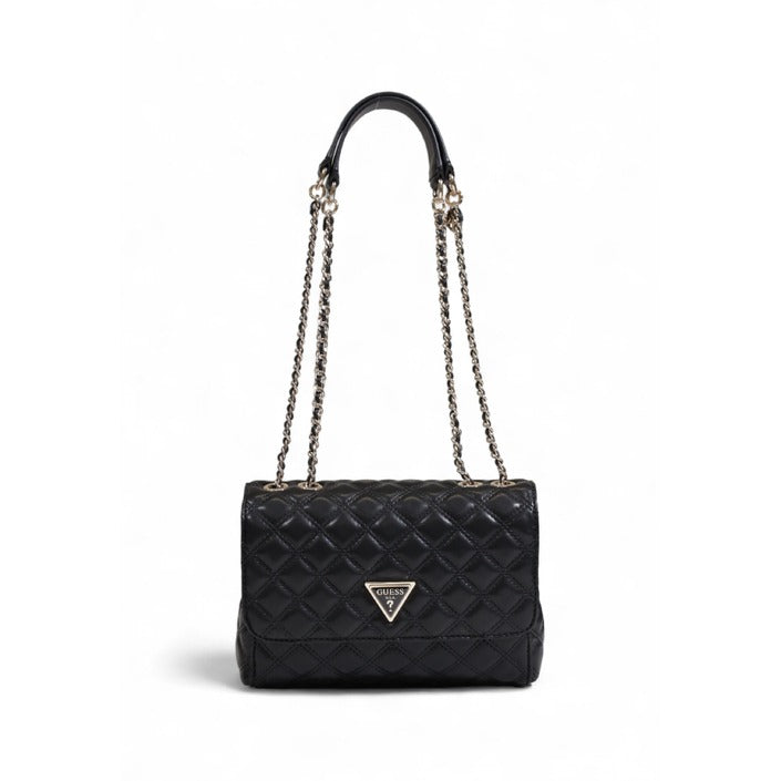 Guess Women’s Black Shoulder Bag – Chic and Versatile for Fall/Winter