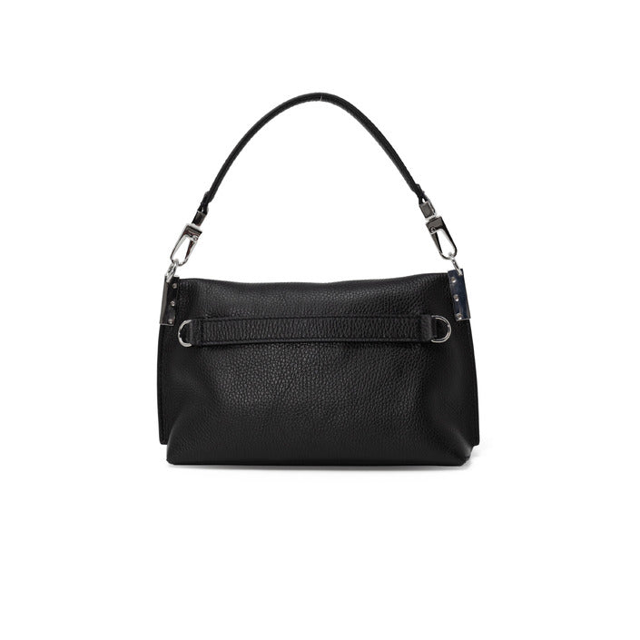 Coccinelle Women’s Black Leather Shoulder Bag – Timeless Elegance for Fall/Winter