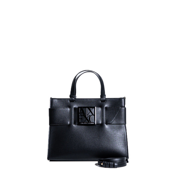 Armani Exchange Men's Handbag with Shoulder Strap – Sleek Black Versatility for Fall/Winter