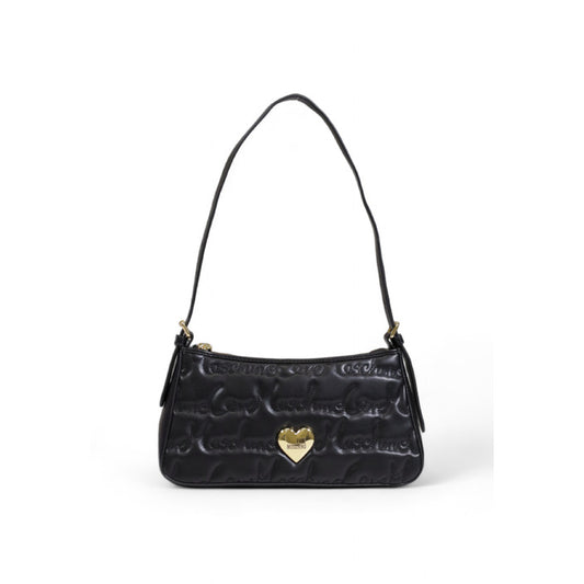 Love Moschino Women's Black Handbag – Sleek, Functional &amp; Stylish for Fall/Winter