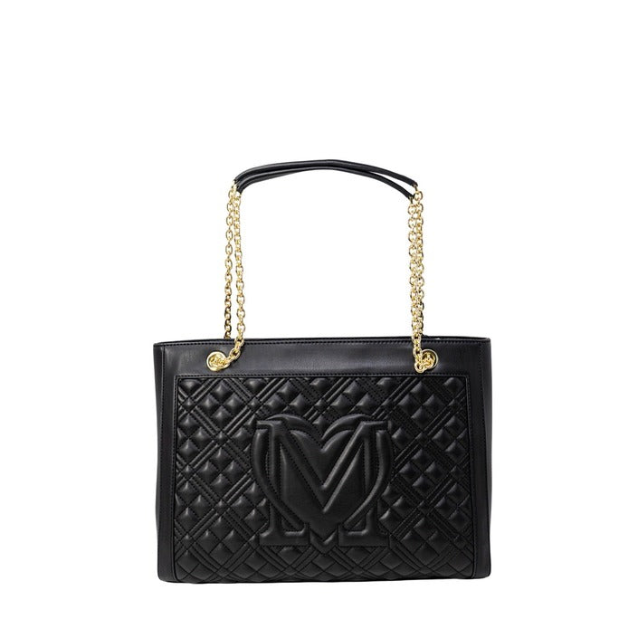 Love Moschino Women's Black Shoulder Bag – Timeless Elegance for Fall/Winter